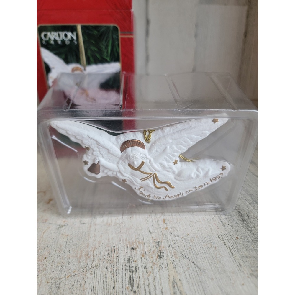 Carlton cards NEW friend 1997 vintage ornament Xmas Angel religious